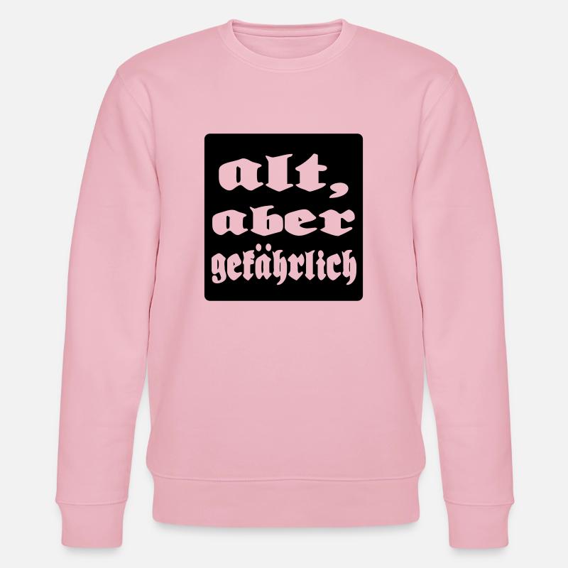 alt aber gefaehrlich - Stanley/Stella Unisex Bio-Sweatshirt CHANGER  - Hellrosa
