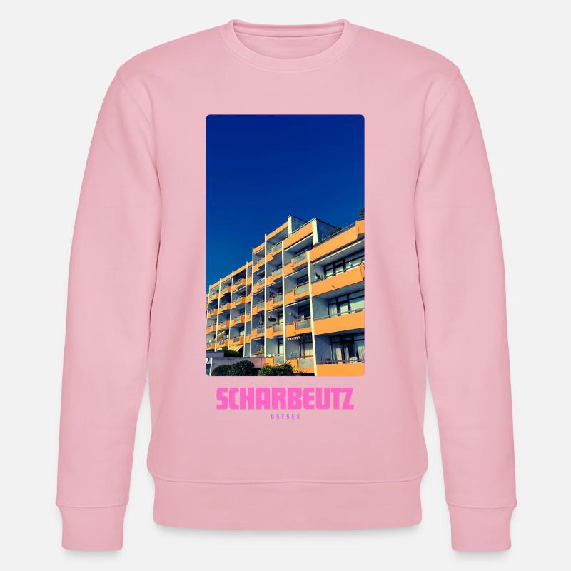 SCHARBEUTZ Ostsee - Stanley/Stella Unisex Bio-Sweatshirt CHANGER  - Hellrosa