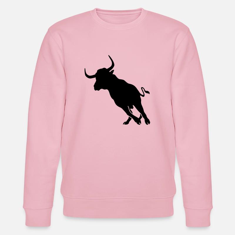 Stier - Stanley/Stella Unisex Bio-Sweatshirt CHANGER  - Hellrosa