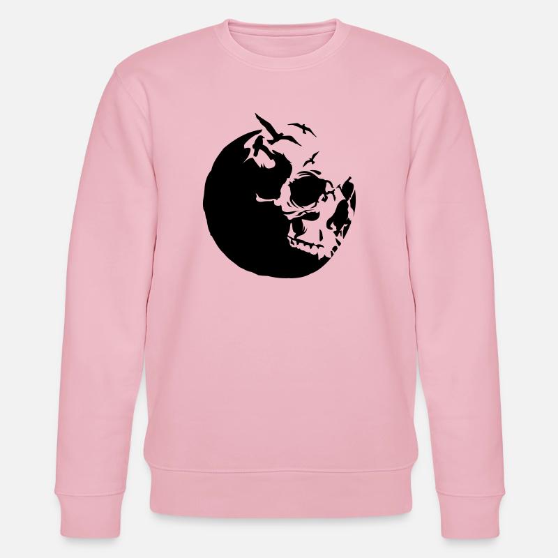 killing moon skull mond - Stanley/Stella Unisex Bio-Sweatshirt CHANGER  - Hellrosa