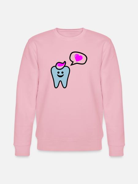 zahn punk zahnarzt dentist - Stanley/Stella CHANGER Unisex Organic Sweatshirt - cotton pink