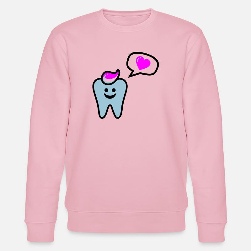zahn punk zahnarzt dentist - Stanley/Stella Unisex Bio-Sweatshirt CHANGER  - Hellrosa