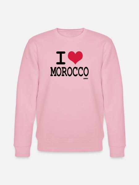 I Love Morocco - i love morocco by wam - Stanley/Stella CHANGER Unisex Organic Sweatshirt - cotton pink