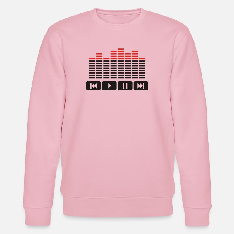 Equalizer audio player dj - Sweat bio CHANGER Stanley/Stella Unisexe - rose pâle
