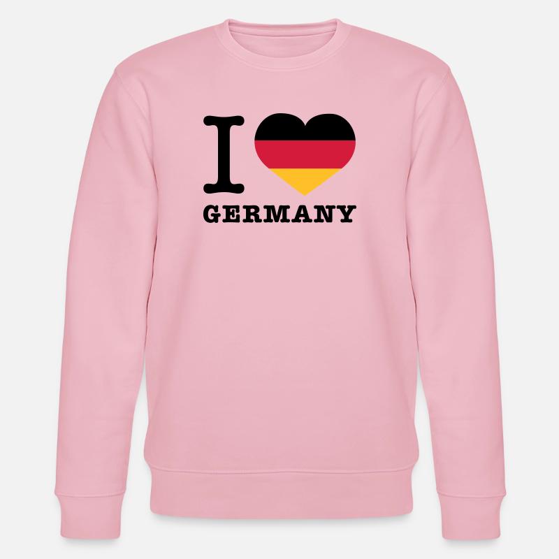 I love Germany - Stanley/Stella Unisex Bio-Sweatshirt CHANGER  - Hellrosa