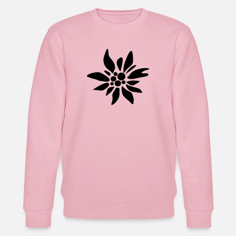 Edelweiss - Stanley/Stella Unisex Bio-Sweatshirt CHANGER  - Hellrosa