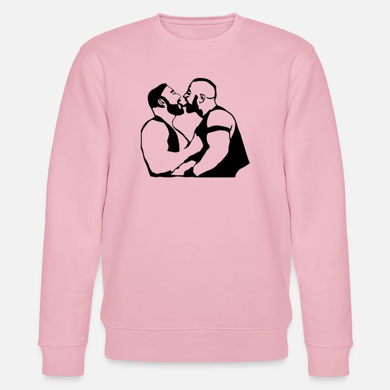 bearkiss3 - Stanley/Stella Unisex Bio-Sweatshirt CHANGER  - Hellrosa