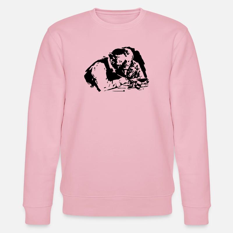 Marx Engels - Stanley/Stella Unisex Bio-Sweatshirt CHANGER  - Hellrosa