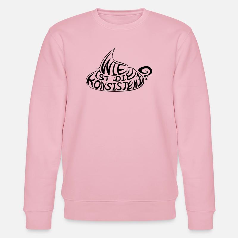 wie_ist_die_konsistenz - Stanley/Stella Unisex Bio-Sweatshirt CHANGER  - Hellrosa