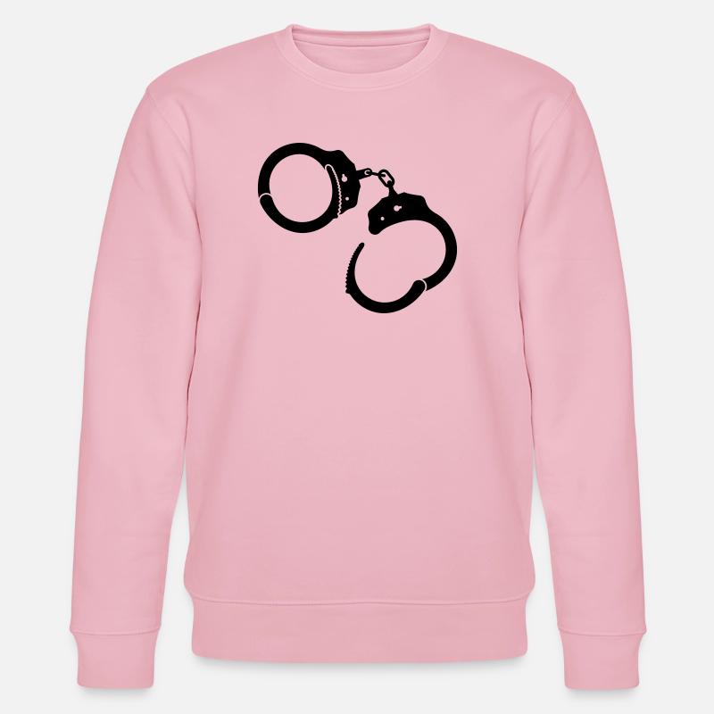 Handschellen Handcuffs - Stanley/Stella Unisex Bio-Sweatshirt CHANGER  - Hellrosa