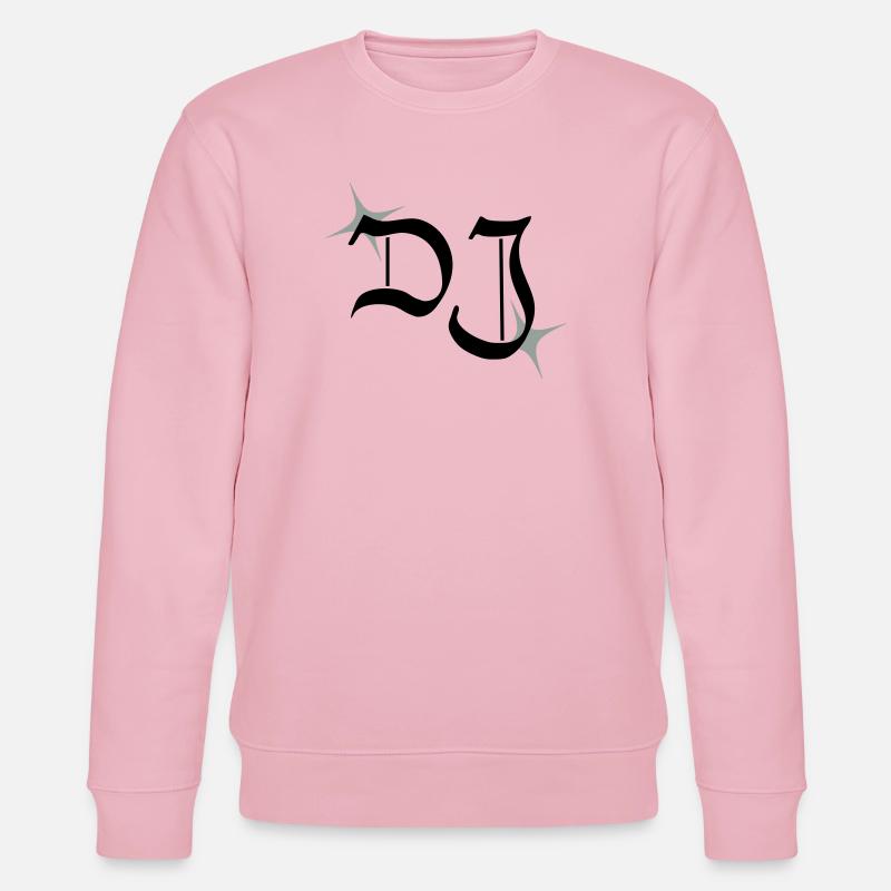 monogramme DJ - Sweat bio CHANGER Stanley/Stella Unisexe - rose pâle