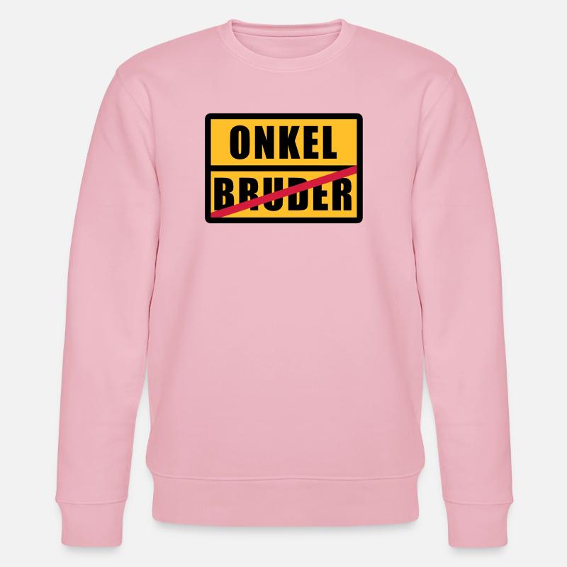Bruder - Onkel - Stanley/Stella Unisex Bio-Sweatshirt CHANGER  - Hellrosa