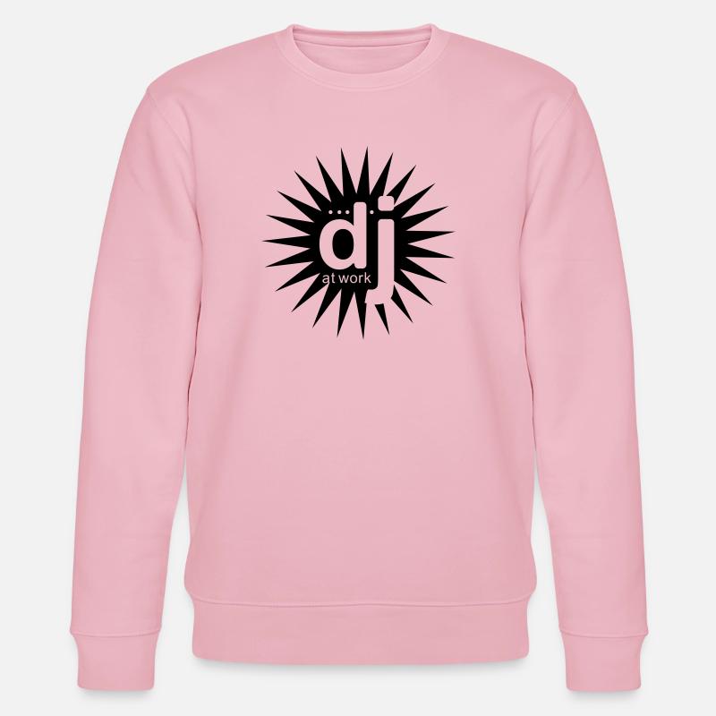 DJ bei der Arbeit - Stanley/Stella Unisex Bio-Sweatshirt CHANGER  - Hellrosa