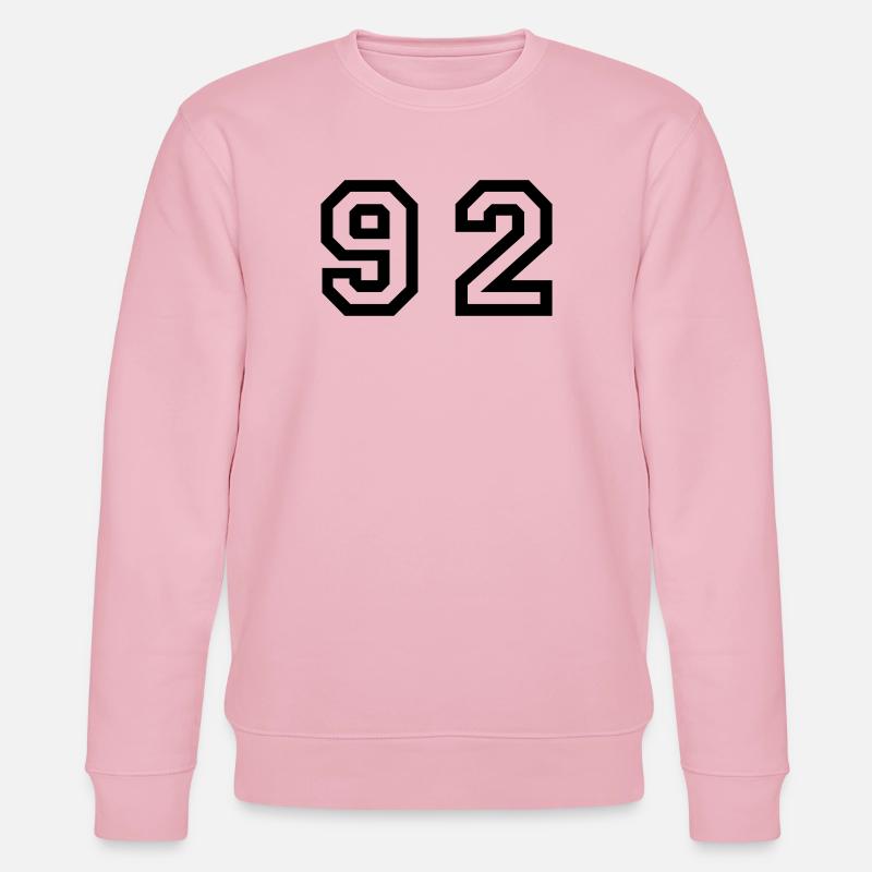 Number - 92 - Ninety Zwei - Stanley/Stella Unisex Bio-Sweatshirt CHANGER  - Hellrosa