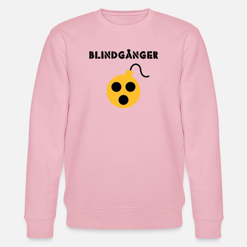 Blindgänger - Stanley/Stella Unisex Bio-Sweatshirt CHANGER  - Hellrosa