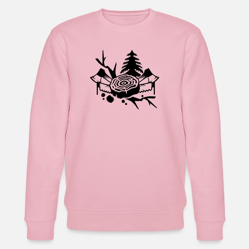 Outils pour les bûcherons - Sweat bio CHANGER Stanley/Stella Unisexe - rose pâle