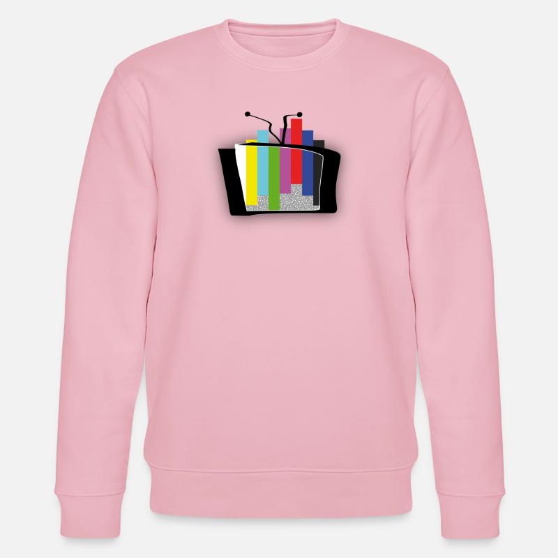 Ausbrechendes Testbild - erweitert 1 - Stanley/Stella Unisex Bio-Sweatshirt CHANGER  - Hellrosa