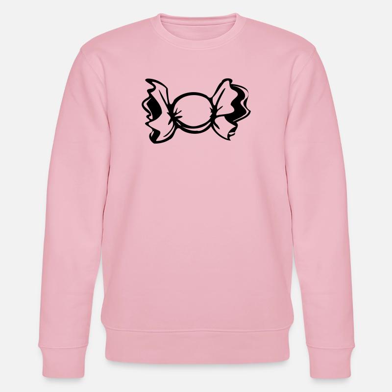 Bonbon Design klassisch - Stanley/Stella Unisex Bio-Sweatshirt CHANGER  - Hellrosa