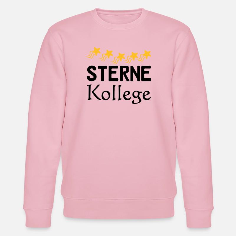 Sterne Kollege Geschenk - Stanley/Stella Unisex Bio-Sweatshirt CHANGER  - Hellrosa