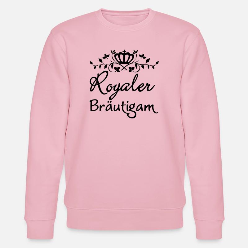 Royaler Bräutigam Geschenk - Stanley/Stella Unisex Bio-Sweatshirt CHANGER  - Hellrosa