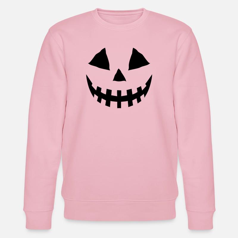 Kürbis schwarz flex - Stanley/Stella Unisex Bio-Sweatshirt CHANGER  - Hellrosa