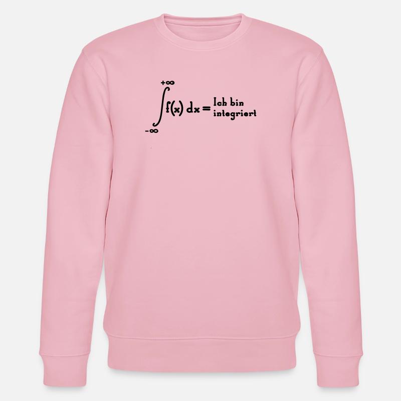 Ich bin integriert - Stanley/Stella Unisex Bio-Sweatshirt CHANGER  - Hellrosa