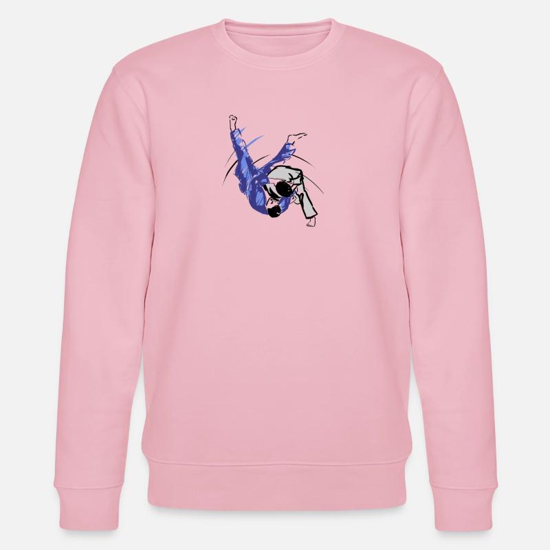 Judo - Stanley/Stella Unisex Bio-Sweatshirt CHANGER  - Hellrosa