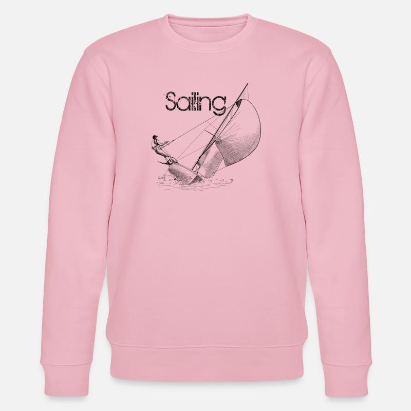 sailing - Sweat bio CHANGER Stanley/Stella Unisexe - rose pâle