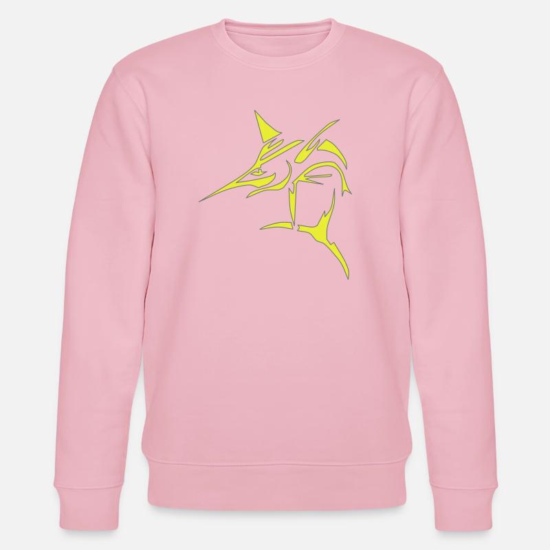 Schwertfisch, Marlin, - Stanley/Stella Unisex Bio-Sweatshirt CHANGER  - Hellrosa