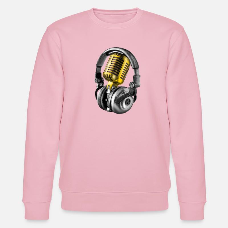 Microphone - Sweat bio CHANGER Stanley/Stella Unisexe - rose pâle
