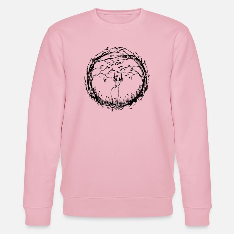 La forêt - Sweat bio CHANGER Stanley/Stella Unisexe - rose pâle