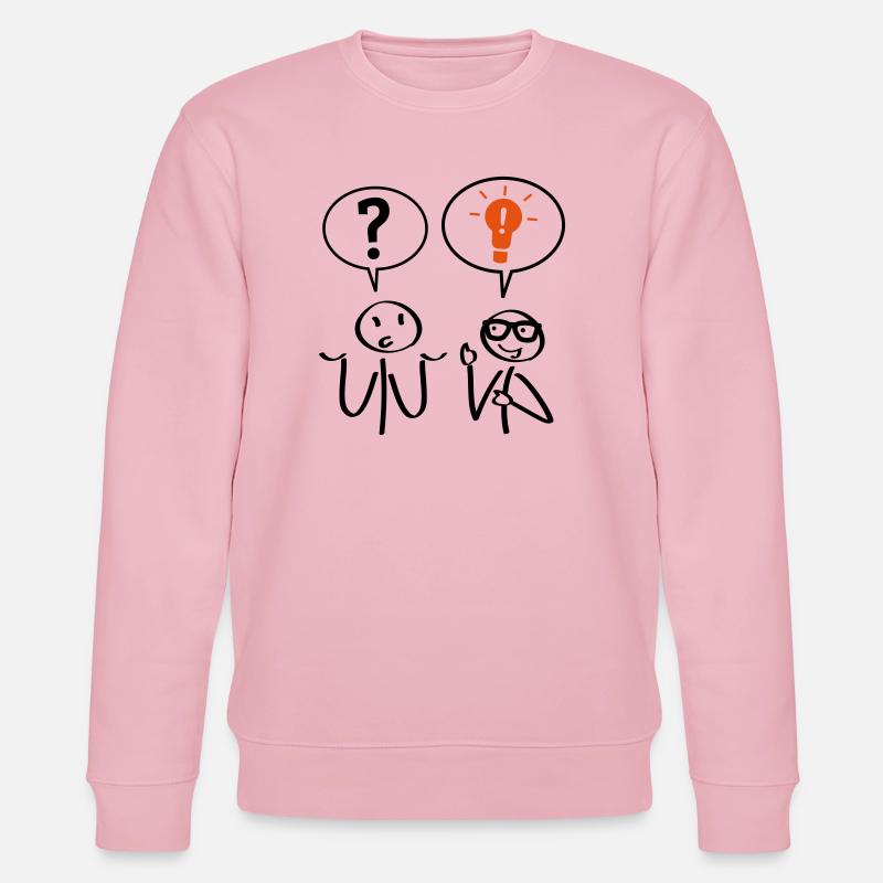 Problemlöser - Stanley/Stella Unisex Bio-Sweatshirt CHANGER  - Hellrosa
