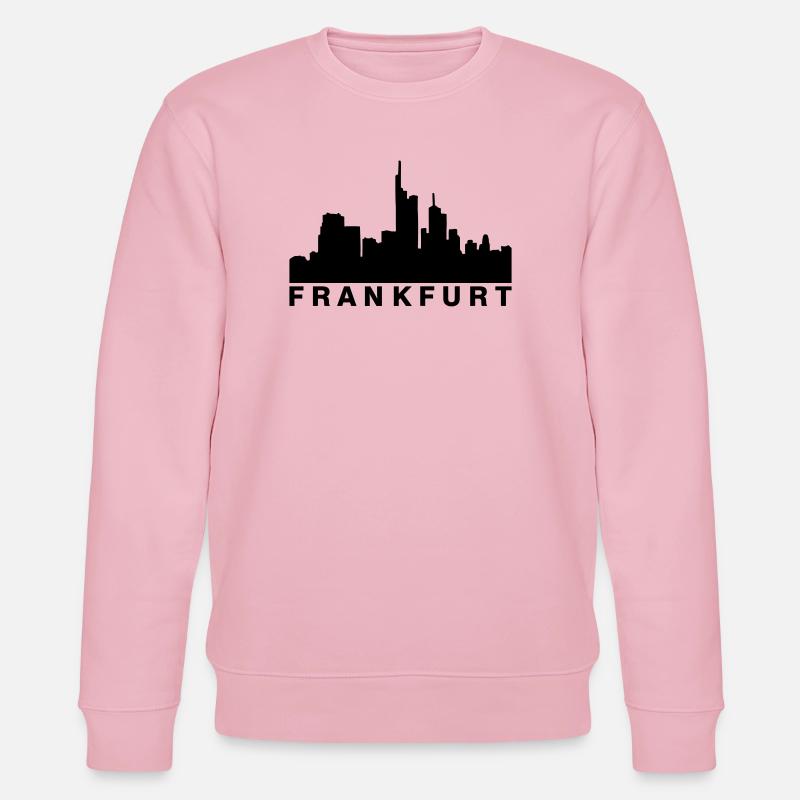 Frankfurter Skyline Frankfurt - Stanley/Stella Unisex Bio-Sweatshirt CHANGER - Hellrosa