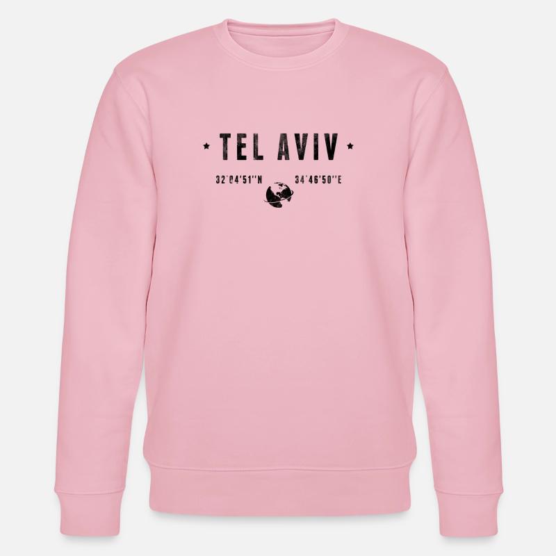 Tel Aviv - Stanley/Stella Unisex Bio-Sweatshirt CHANGER  - Hellrosa