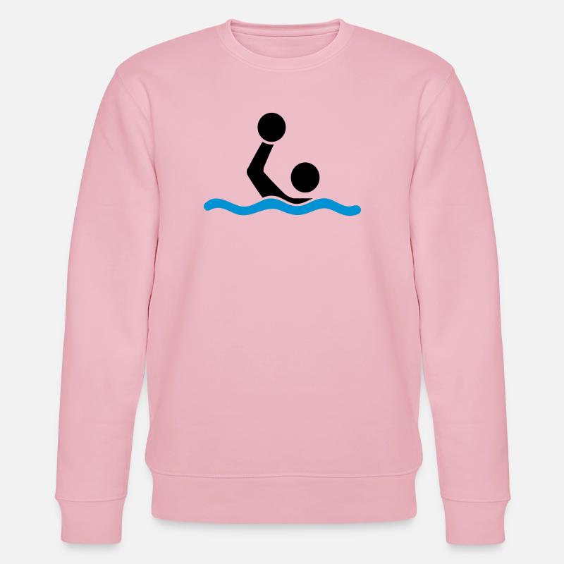 Wasserball - Stanley/Stella Unisex Bio-Sweatshirt CHANGER  - Hellrosa