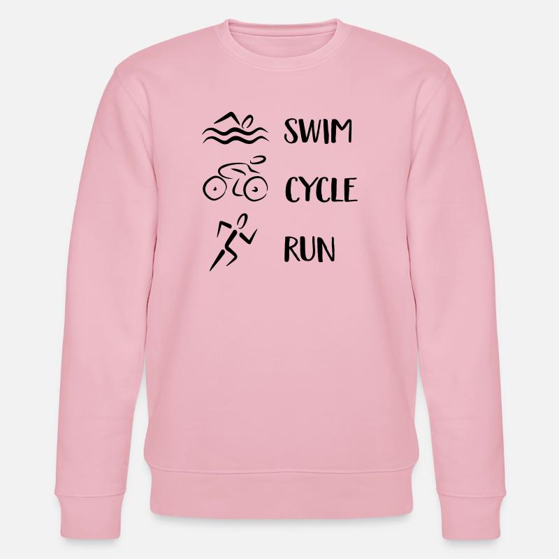 Triathlon - Sweat bio CHANGER Stanley/Stella Unisexe - rose pâle