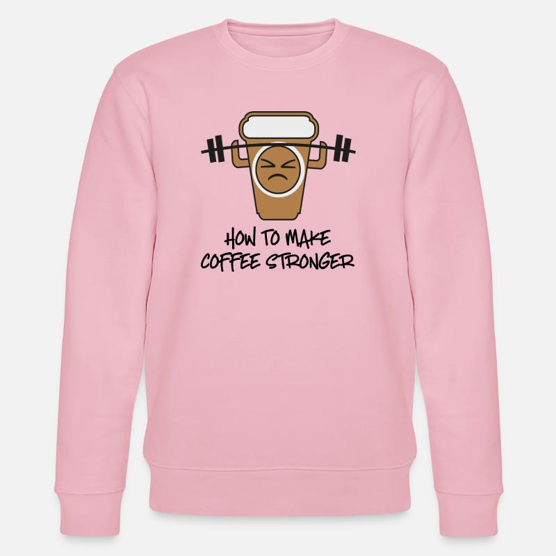 Kaffee - Stanley/Stella Unisex Bio-Sweatshirt CHANGER  - Hellrosa