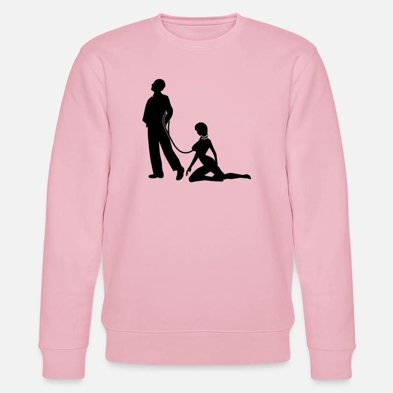 Frau an der Leine Junggesellen - Stanley/Stella Unisex Bio-Sweatshirt CHANGER - Hellrosa