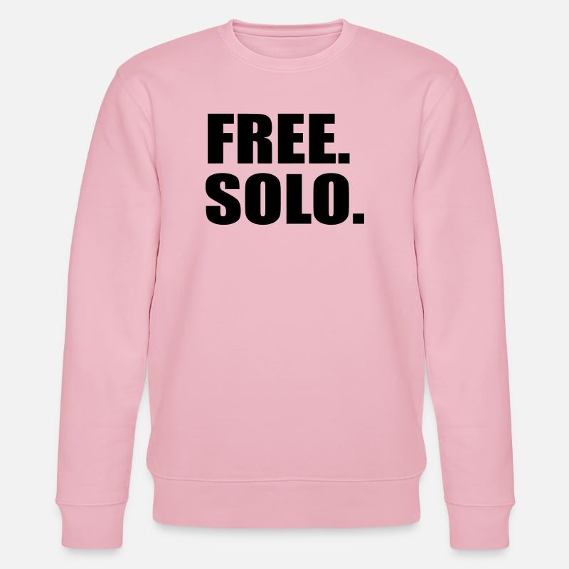 klettern - Stanley/Stella Unisex Bio-Sweatshirt CHANGER  - Hellrosa