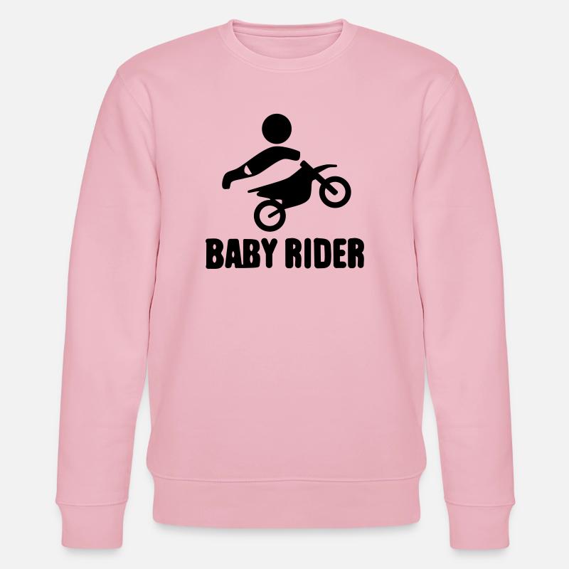 Baby Rider  - Stanley/Stella Unisex Bio-Sweatshirt CHANGER  - Hellrosa