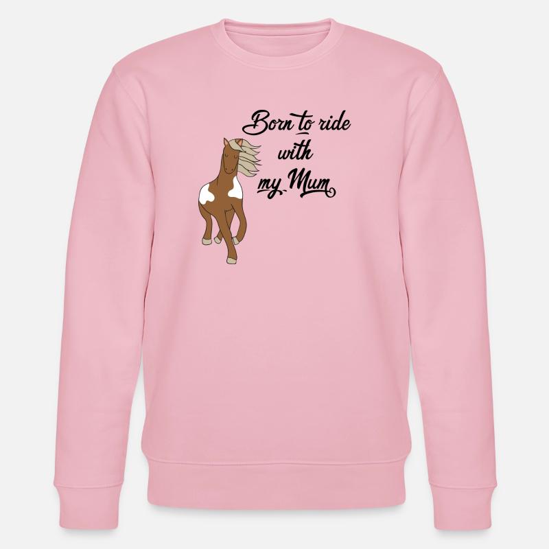 Pferd - Stanley/Stella Unisex Bio-Sweatshirt CHANGER - Hellrosa