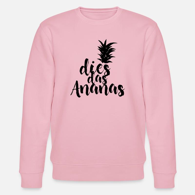 dies das Ananas - Stanley/Stella Unisex Bio-Sweatshirt CHANGER  - Hellrosa