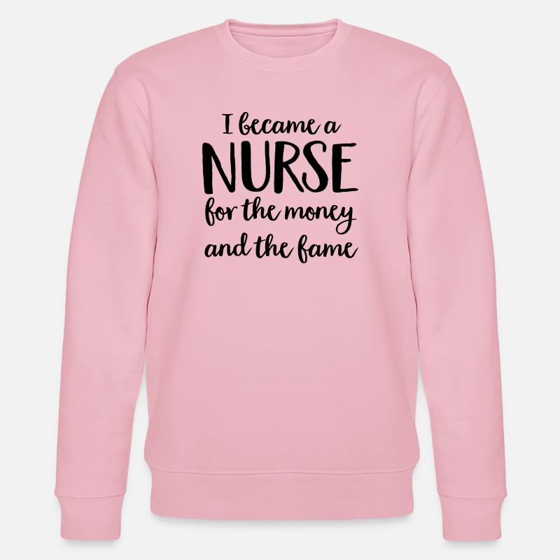 Krankenschwester - Stanley/Stella Unisex Bio-Sweatshirt CHANGER  - Hellrosa