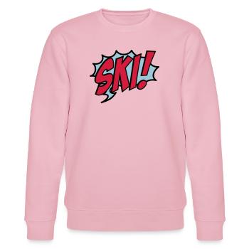 Ski - Stanley/Stella Unisex Bio-Sweatshirt CHANGER  - Hellrosa - Vorne - Jaron (178cm) & Liana (172cm)