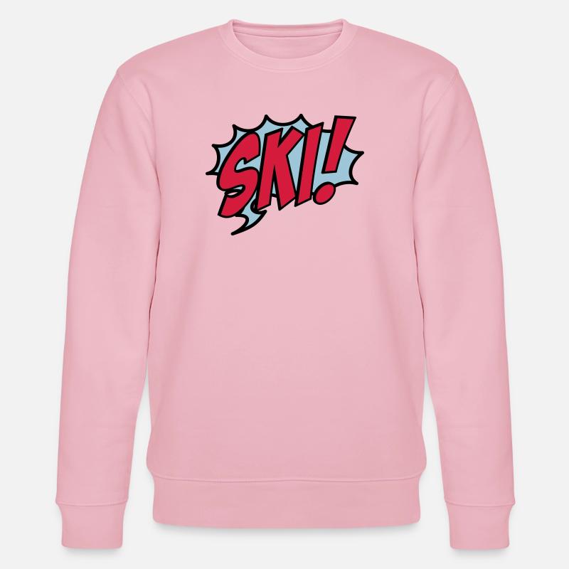 Ski - Stanley/Stella Unisex Bio-Sweatshirt CHANGER  - Hellrosa