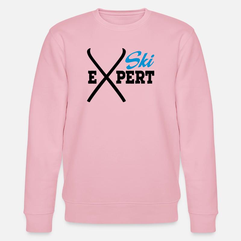 Ski - Sweat bio CHANGER Stanley/Stella Unisexe - rose pâle