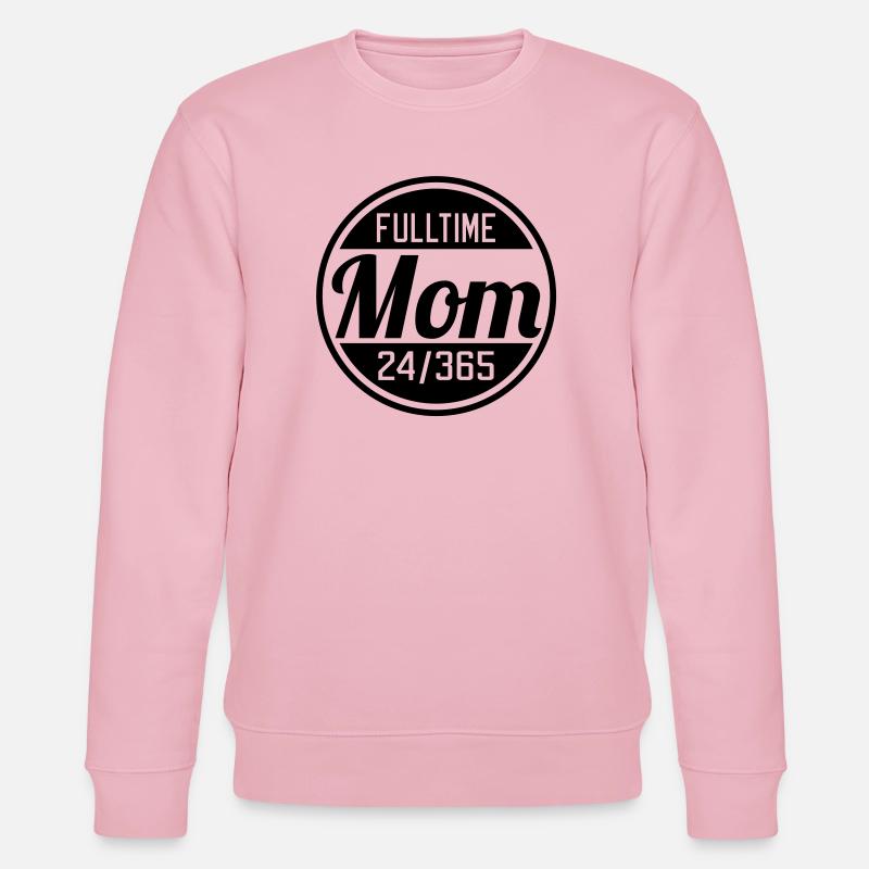 Fulltime Mom - Stanley/Stella Unisex Bio-Sweatshirt CHANGER  - Hellrosa
