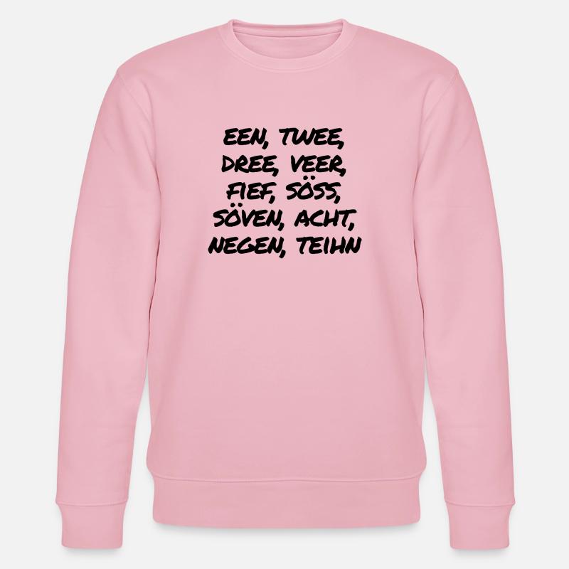 Zahlen - Stanley/Stella Unisex Bio-Sweatshirt CHANGER  - Hellrosa