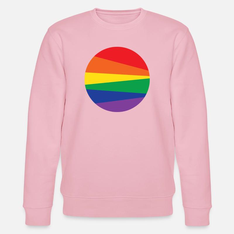 Rainbow-Circle - Stanley/Stella Unisex Bio-Sweatshirt CHANGER  - Hellrosa