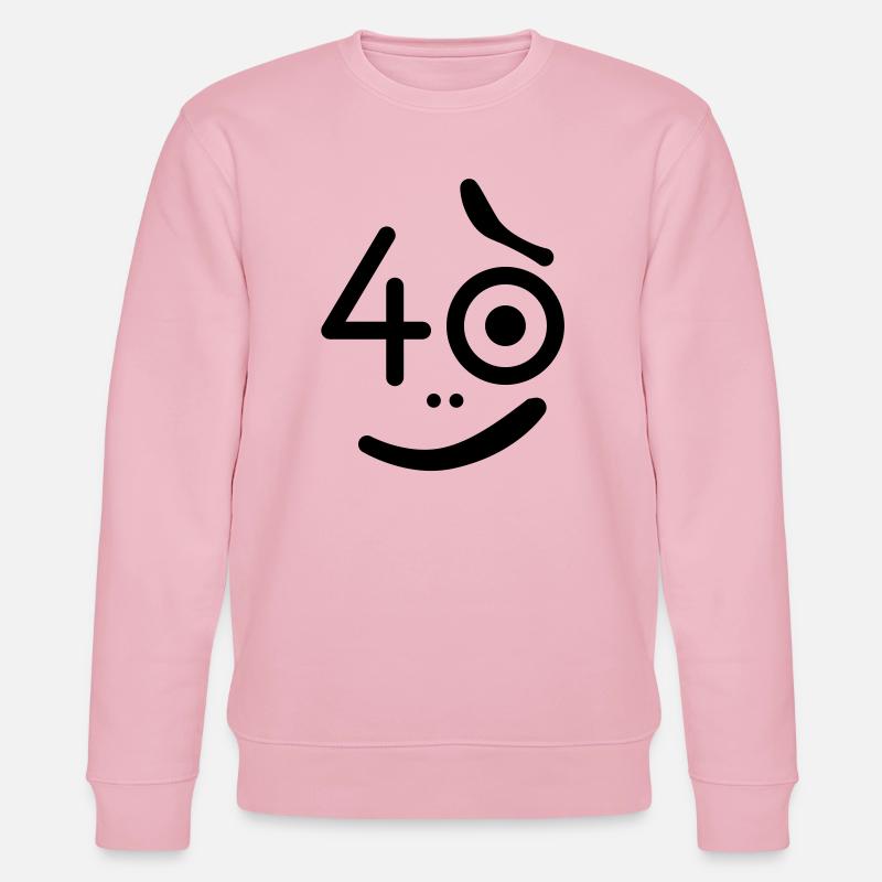 40 années - Alors quoi? - Sweat bio CHANGER Stanley/Stella Unisexe - rose pâle